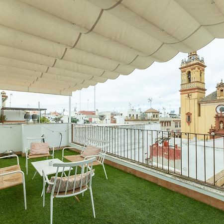 Tentudia Charming Apartments With Private Roof-Top Or Patio In San Bernardo By Ocityzen Sevilla Kültér fotó