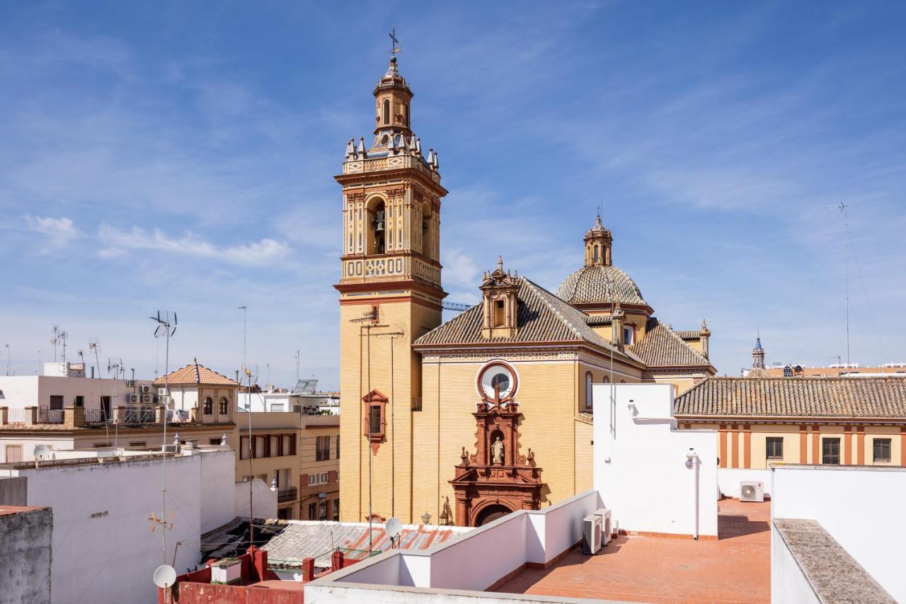 Tentudia Charming Apartments With Private Roof-Top Or Patio In San Bernardo By Ocityzen Sevilla Kültér fotó